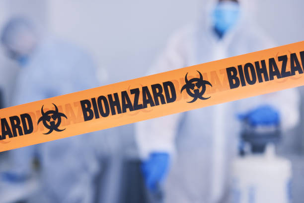 Professional Biohazard Cleanup technician working in El Portal, FL